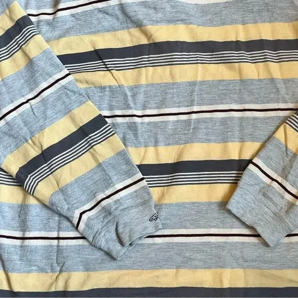 Greg Norman Collection Long Sleeve Polo Shirt Vintage Preppy 2000s Men's Large - Picture 7 of 7